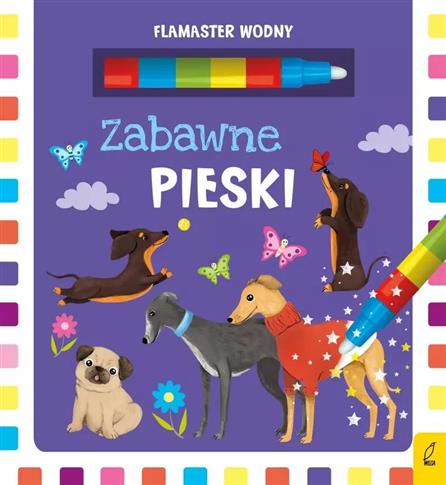 FLAMASTER WODNY. ZABAWNE PIESKI