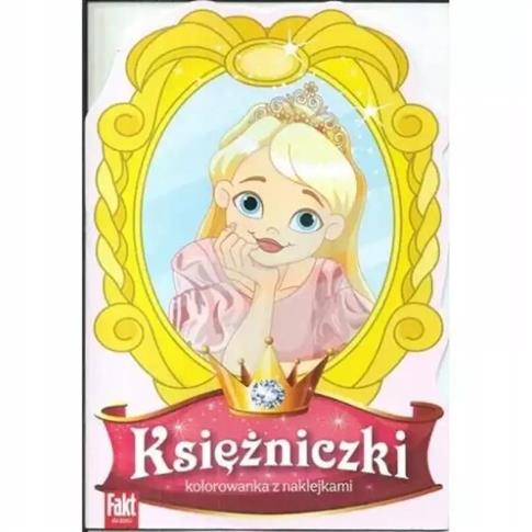 KSIĘŻNICZKI - KOLOROWANKA Z NAKLEJKAMI