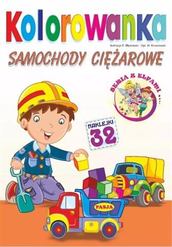 SAMOCHODY CIĘŻAROWE. KOLOROWANKA