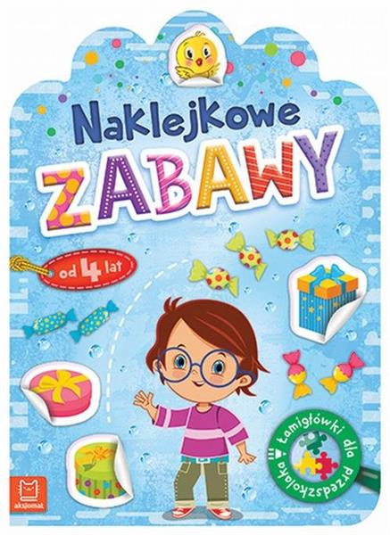 NAKLEJKOWE ZABAWY OD 4 LAT. ŁAMIGŁÓWKI