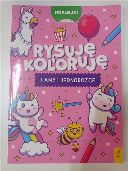 RYSUJĘ I KOLORUJĘ. LAMY I JEDNOROŻCE