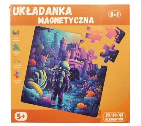 UKŁADANKA MAGNETYCZNA 3W1 DLA DZIECI 3+ – KREATYWN