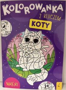 KOLOROWANKA Z KLUCZEM. KOTY
