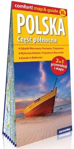 Polska. Część północna; laminowany map&guide XL