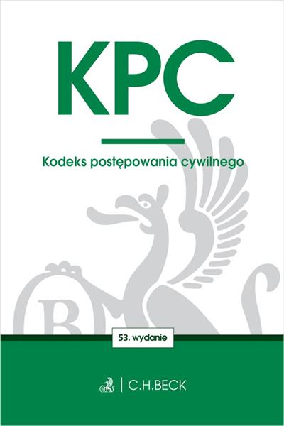 KODEKS POSTĘPOWANIA CYWILNEGO, WYDANIE 53