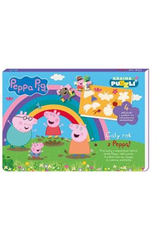 Peppa Pig. Kraina puzzli. Cały rok z Peppą