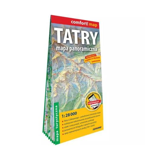 Tatry. Mapa panoramiczna w skali 1:28 000