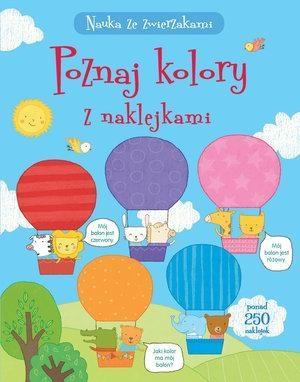 NAUKA ZE ZWIERZAKAMI. POZNAJ KOLORY Z NAKLEJKAMI