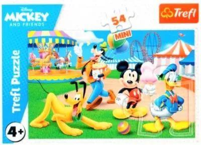 Puzzle mini 54 elementy. Mickey i przyjaciele