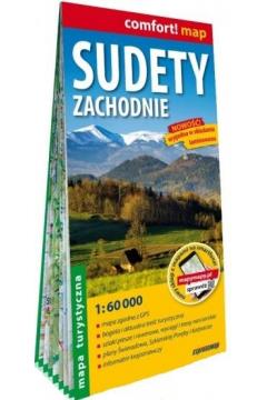 Sudety Zachodnie laminowana mapa turystyczna 1:60