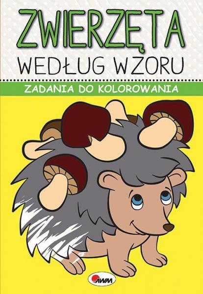 ZWIERZĘTA WEDŁUG WZORU. ZADANIA DO KOLOROWANIA