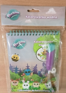 KOLOROWANKA WODNA 7 OBRAZKÓW DO KOLOROWANIA