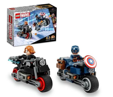 LEGO Marvel Motocykle Czarnej Wdowy i Kapitana Ame