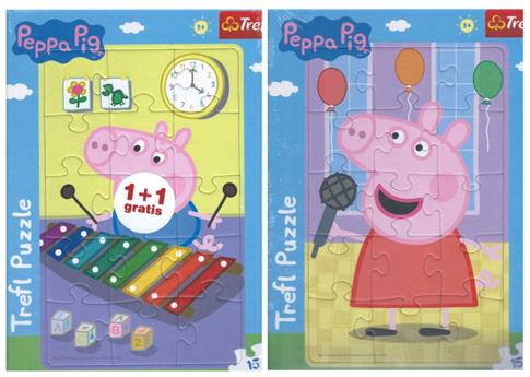 TREFL PUZZLE  PEPPA 2X15