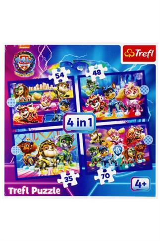 Puzzle 4w1 Bohateriowe na ratunek TREFL