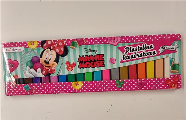 PLASTELINA KWADRATOWA MINNIE MOUSE 18