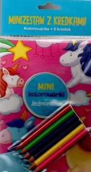 NA WSI. MINI KOLOROWANKI. MINIZESTAW Z KREDKAMI