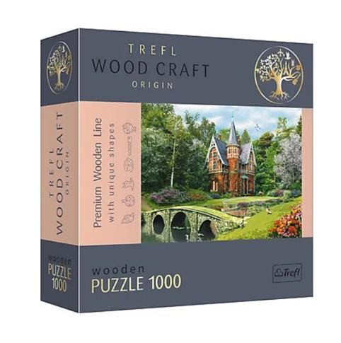 TREFL, PUZZLE DREWNIANE, WOOD CRAFT, WIKTORIAŃSKI