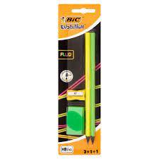 BIC OŁÓWEK BEZ GUMKI EVOLUTION FLUO 650 HB 4 SZT.