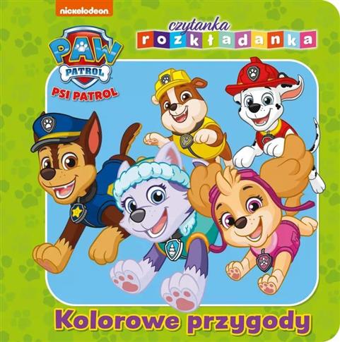 Psi Patrol. Czytanka rozkładanka. Kolorowe przygod