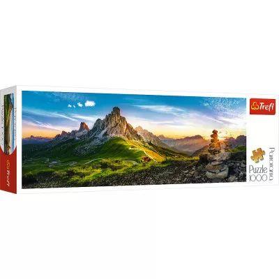 Trefl, puzzle, panoramiczne, Passo di Giau, Dolomi