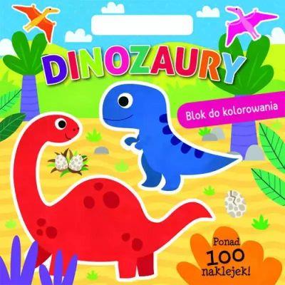 DINOZAURY. BLOK DO KOLOROWANIA