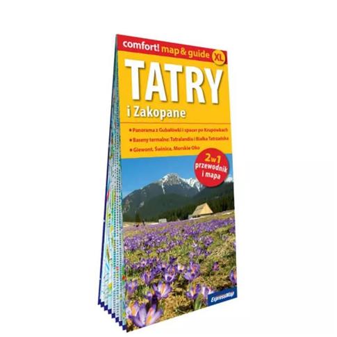 Tatry i Zakopane laminowany map&guide 2w1: przewod