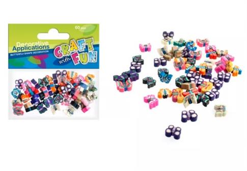 CRAFT WITH FUN OZDOBA DEKORACYJNA MOTYLE