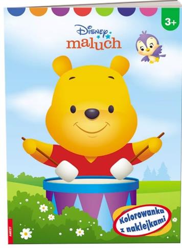 Disney Maluch. Kolorowanka z naklejkami