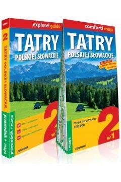 TATRY POLSKIE I SŁOWACKIE 2W1: PRZEWODNIK + MAPA