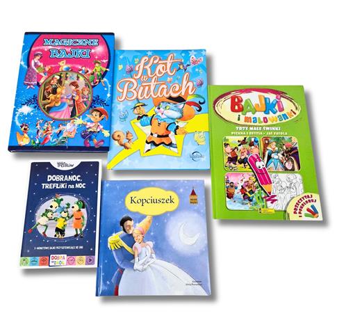 Pakiet książek dziecięcych - bajki MIX