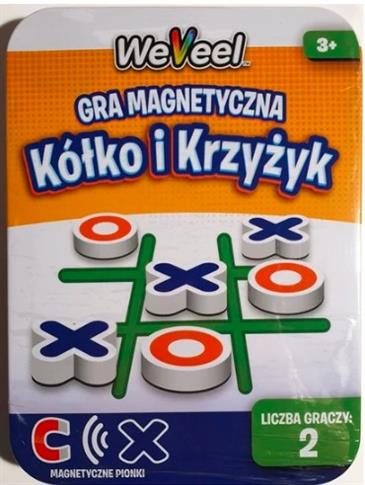 Gra magnetyczna KÓŁKO I KRZYŻYK podróżna WeVeel