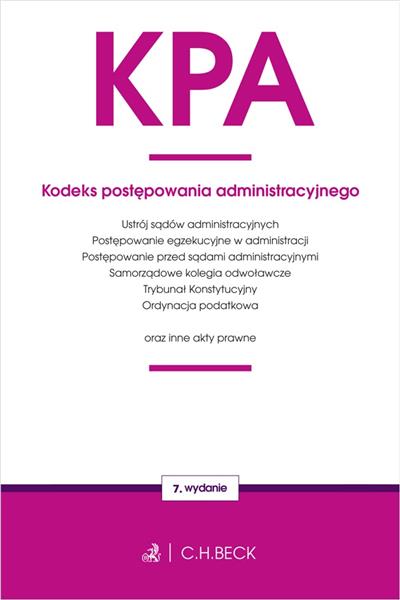 KODEKS POSTĘPOWANIA ADMINISTRACYJNEGO ORAZ USTAWY