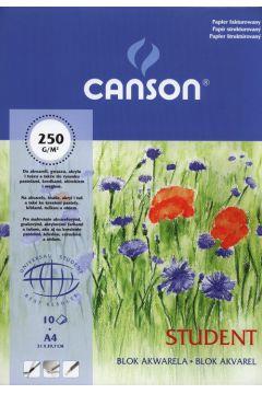 Canson Blok do akwareli A4 250 g, 10 arkuszy 10 ka