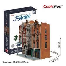 PUZZLE 3D DOMKI ŚWIATA AUCTION HOUSE & STORES CUBI