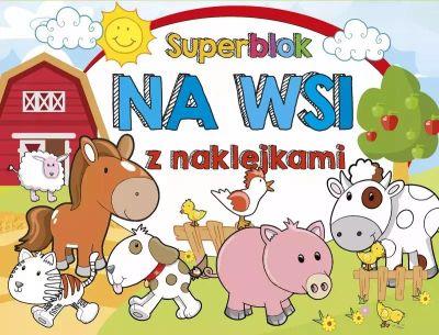 SUPERBLOK Z NAKLEJKAMI NA WSI
