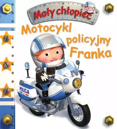 MAŁY CHŁOPIEC MOTOCYKL POLICYJNY FRANKA FK