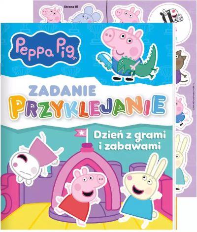 PEPPA PIG. PEPPA PIG. ZADANIE PRZYKLEJANIE. DZIEŃ