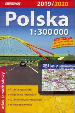 POLSKA ATLAS SAMOCHODOWY 1:300 000