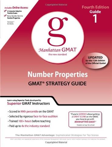 Number Properties GMAT Strategy Guide, 4th Edition