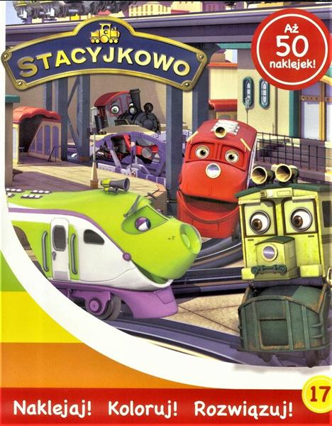 STACYJKOWO.NAKLEJAJ!KOLORUJ!ROZWIĄZUJ! NR 17