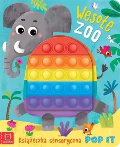 Wesołe zoo Książeczka sensoryczna z POP