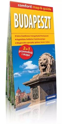 Budapeszt; laminowany map&guide