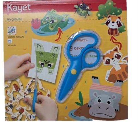 ZESTAW KREATYWNY KAYET WYCINANKI DLA DZIECI