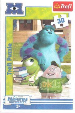 PUZZLE 30 ELEMENTÓW. MONSTER UNIVERSITY. W DRODZE