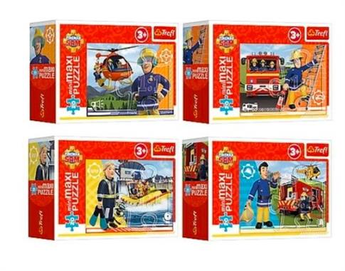 Trefl, puzzle, miniMaxi, Bohaterski Strażak Sam, 2