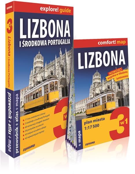 LIZBONA 3W1. PRZEWODNIK + ATLAS + MAPA