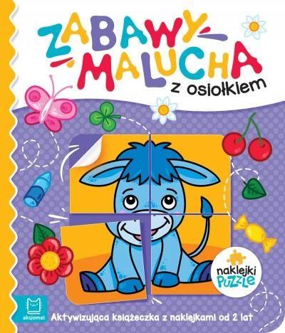 Zabawy malucha z osiołkiem