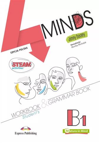 4 Minds B1. Student's Workbook & Grammar Book +