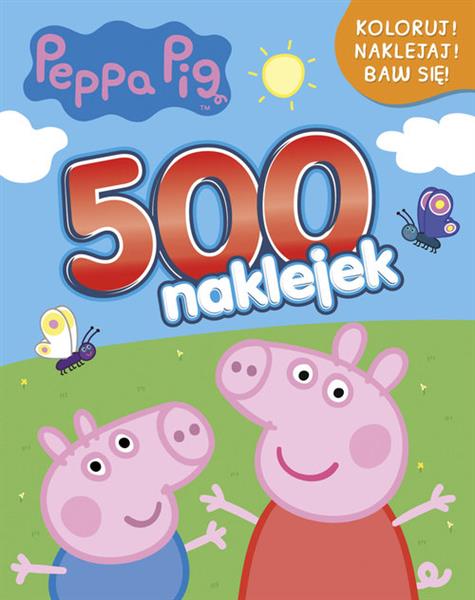 PEPPA PIG. 500 NAKLEJEK NR 1